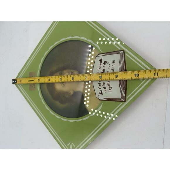 Vtg Religious Jesus Shadow Wall Hanging Sign/Picture Shadow Box 11” - Picture 7 of 7